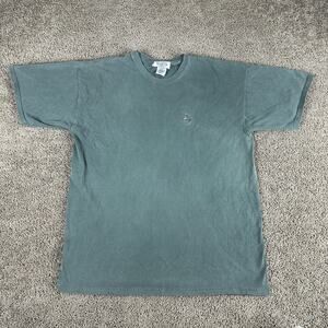 VTG Wilson's Of Wickford Shirt Mens XL Green Rhode Island Sailing Embroidered